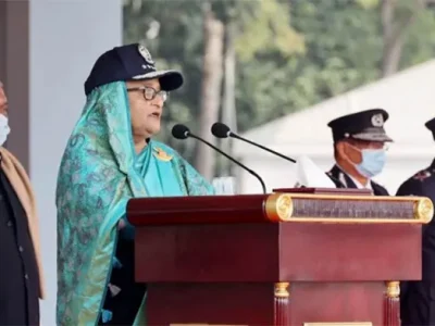 মানুষ যেকোন বিপদে পড়লে পুলিশকে পাশে পেলে অন্তত আশ্বস্ত হয়-প্রধানমন্ত্রী