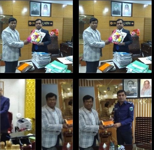 নাটোর ডিসি, এসপিসহ সরকারি কর্মকর্তাদের সাথে টিএমএসএসের নববর্ষের শুভেচ্ছা বিনিময়