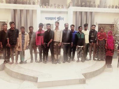 ময়মনসিংহ কোতোয়ালী পুলিশের অভিযানে গ্রেফতার ১৩