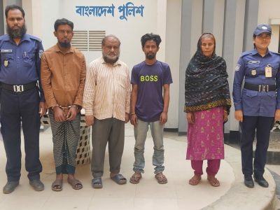 ময়মনসিংহ কোতোয়ালী পুলিশের অভিযানে গ্রেফতার ৪ঃ মাদক উদ্ধার