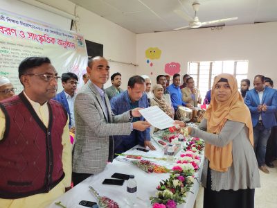 ধোবাউড়ায় সাংস্কৃতিক অনুষ্ঠানের মধ্যদিয়ে নবাগত শিক্ষকদের বরণ