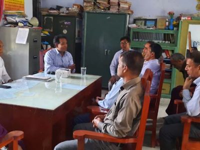 ফজিলাতুন্নেছানেছা বালিকা উচ্চ বিদ্যালয় পরিদর্শন করলেন  উপজেলা মাধ্যমিক শিক্ষা কর্মকর্তা  