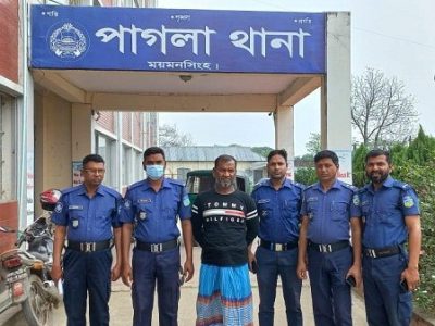 গফরগাঁওয়ে আলোচিত হত্যা ও ডাকাতি মামলার আসামি গ্রেফতার