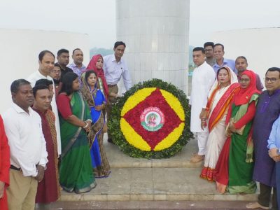 ময়মনসিংহে মহান স্বাধীনতা ও জাতীয় দিবসে স্মৃতিসৌধে বীর শহীদদের প্রতি বিনম্র শ্রদ্ধা