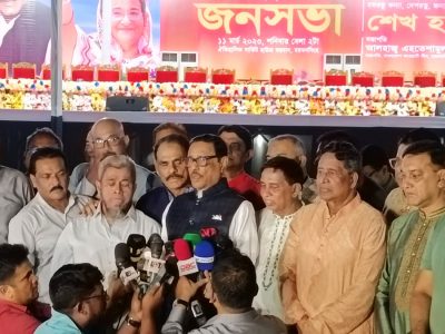 প্রধানমন্ত্রী সমাবেশে সমস্যার কথা বলবেন, সমাধানের কথা বলবেন-ওবায়দুল কাদের