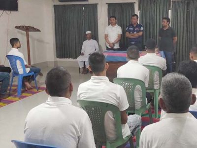 মাদকাসক্তদের স্বাভাবিক জীবনে ফিরে আসার আহবান জানালেন-ওসি শাহ কামাল