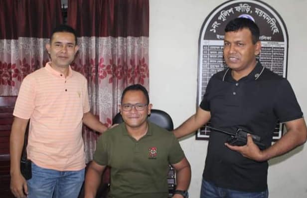 ময়মনসিংহ নগরীর ১নং ফাড়ির ইনচার্জের বিদায়-বরণ অনুষ্ঠিত