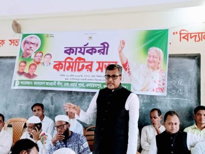 ফুলবাড়ীয়ার এনায়েতপুর ইউনিয়নে আওয়ামী লীগের কার্যকরী সভা