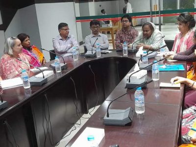 নেপালের মানবাধিকার সংস্থার প্রতিনিধি দলের টিএমএসএস কার্যক্রম পরিদর্শন ও মতবিনিময়