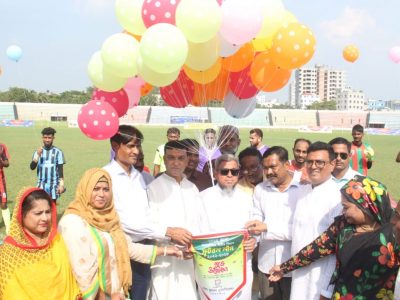 ময়মনসিংহে মেয়র কাপ ফুটবল লীগের শুভ উদ্বোধন