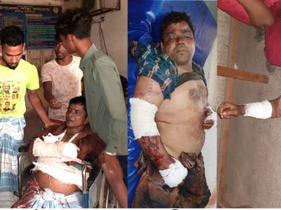 ঈশ্বরগঞ্জে জমি ও মামলা সংক্রান্ত বিরোধে ছয় জনকে কুপিয়ে জখম