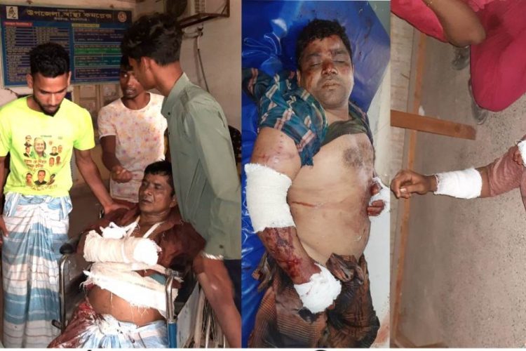 ঈশ্বরগঞ্জে জমি ও মামলা সংক্রান্ত বিরোধে ছয় জনকে কুপিয়ে জখম