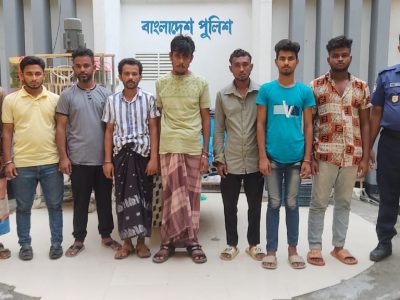 ময়মনসিংহ কোতোয়ালী মডেল থানার অভিযানে ৯ ছিনতাইকারী সহ গ্রেফতার ২৪