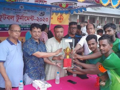 বগুড়ায় টিএমএসএস কৈশোর কর্মসূচীর উদ্যোগে ফুটবল টুর্নামেন্ট অনুষ্ঠিত