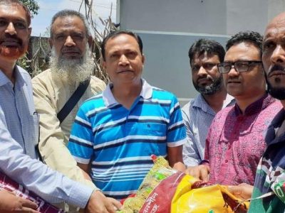 নেত্রকোনায় টিএমএসএসের উদ্যোগে কৃষকদের মধ্যে কৃষি উপকরণ বিতরণ