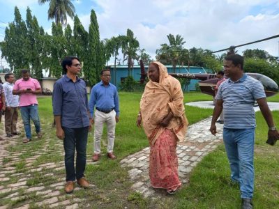 রংপুরে টিএমএসএসের কার্যক্রম পরিদর্শন করেন ডক্টর হোসনে আরা বেগম