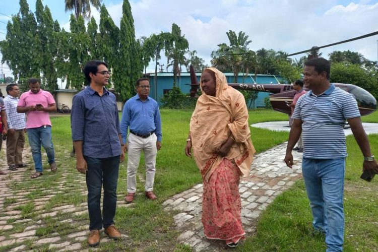 রংপুরে টিএমএসএসের কার্যক্রম পরিদর্শন করেন ডক্টর হোসনে আরা বেগম