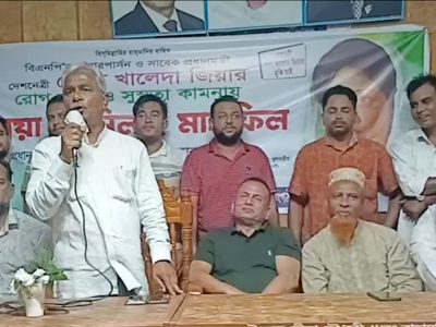 আওয়ামীলীগের খেলা শেষ, বিদায় ঘণ্টা বেজে গেছে – ফুলবাড়ীয়ায় মোয়জ্জেম হোসেন আলাল্