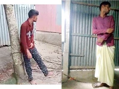 চিকিৎসার অভাবে দেড় বছর ধরে  শিকল বন্দি তারেক !