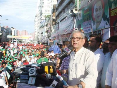 সরকারের পদত্যাগ ও সংসদের বিলুপ্তি চেয়ে ‘এক দফা’ ঘোষণা করেছে বিএনপি