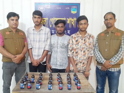 ময়মনসিংহ ডিবির অভিযানে ২০ বোতল ফেন্সিডিলসহ গ্রেফতার-৩