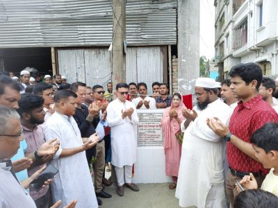 ১০ কোটি টাকার উন্নয়ন কাজের উদ্বোধনকালে মেয়র টিটু-কাজের গুণগত মান নিশ্চিতে কোন ছাড় নেই