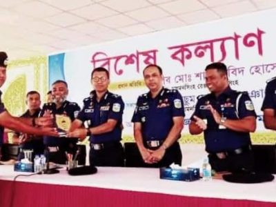 আবারো ময়মনসিংহ জেলার শ্রেষ্ঠ অফিসার ইনচার্জ হলেন শাহ কামাল আকন্দ