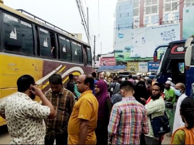 বিএনপির মহাসমাবেশকে ঘিরে ময়মনসিংহ বিভাগ থেকে ঢাকাগামী গণপরিবহন চলাচল বন্ধ