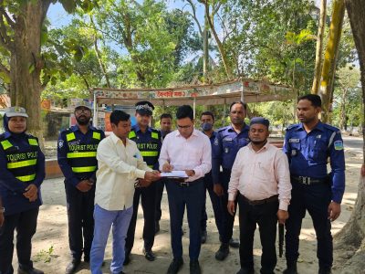 জয়নুল আবেদিন পার্কে মটরবাইকের অবৈধ প্রবেশে মামলা-জরিমানা