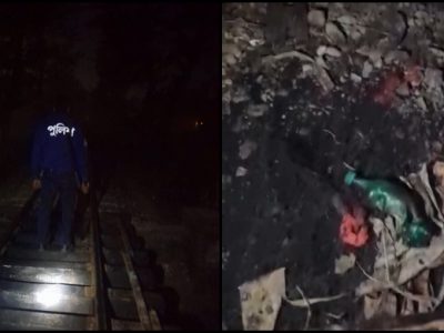 ময়মনসিংহে রেললাইনে ও ভালুকায় দাঁড়িয়ে থাকা বাসে আগুন