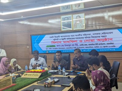 দেশের শান্তি ও উন্নয়ন নিশ্চিতে সবাইকে এগিয়ে আসার আহবান মসিক মেয়র টিটুর