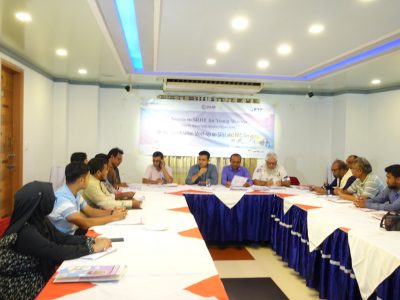 নিরাপদ প্রজনন স্বাস্থ্য সচেতনতা উন্নয়ন প্রকল্পের কার্যক্রমে গণমাধ্যমের সাথে মতবিনিময়
