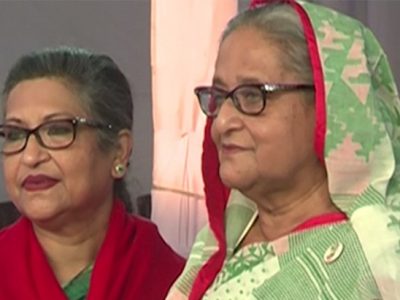 দেশ ছাড়লেন প্রধানমন্ত্রী শেখ হাসিনা এবং তার বোন শেখ রেহানা