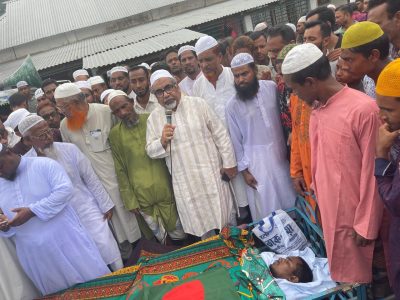 বৈষম্য বিরোধী ছাত্র আন্দোলনে গুলিতে আহত হাফেজ মফিজুল ইসলাম আর নেই