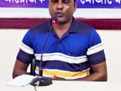ময়মনসিংহে ‘পাওনা টাকা না দিয়ে প্রাণনাশের হুমকি’ বিচার দাবিতে সংবাদ সম্মেলন
