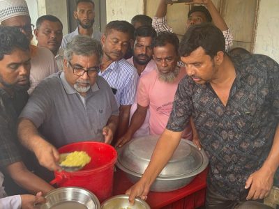 ময়মনসিংহে বন্যায় ক্ষতিগ্রস্ত মানুষকে জন্য পর্যাপ্ত ত্রাণ সামগ্রী প্রদানের আহ্বান জানালেন-প্রিন্স