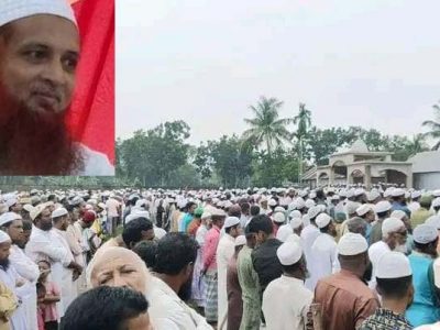 ময়মনসিংহের ধোবাউড়ায় ভিমরুলের কামড়ে নিহত ৩জনের জানাযায় হৃদয়বিদারক দৃশ্যের অবতারণা