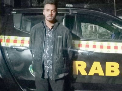 ছিনতাইকালে  হাতেনাতে আটক এক ছিনতাইকারী