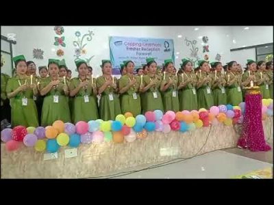 বর্নাঢ্য আয়োজনে সালেসিয়ান সিস্টারর্স নার্সিং কলেজের শিরাবরণ, নবীনবরণ ও বিদায় অনুষ্ঠান