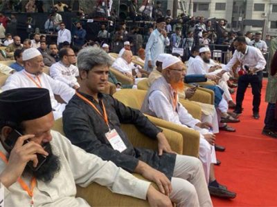 জাতীয় নাগরিক পার্টির আত্মপ্রকাশ অনুষ্ঠানে এসেছেন বিভিন্ন রাজনৈতিক দলের নেতারা