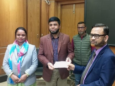 ময়মনসিংহে অধিগ্রহণকৃত ভূমি মালিকদের মাঝে প্রায় নয় কোটি টাকার চেক হস্তান্তর