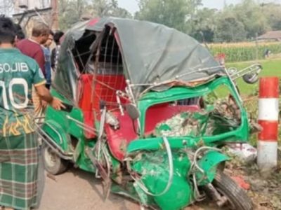 ময়মনসিংহে ট্রাক সিএনজি সংঘর্ষে নিহত – ৩