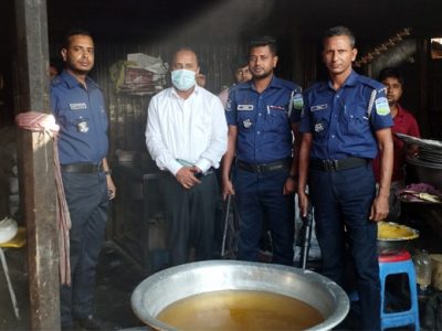 ভালুকায় অস্বাস্থ্যকর পরিবেশে মিষ্টি তৈরি ও বিক্রির অপরাধে ২৫ হাজার টাকা জরিমানা