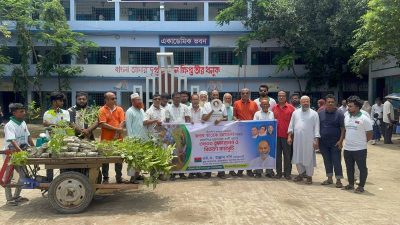 আসুন সম্মিলিত প্রচেষ্টায় সবুজ ময়মনসিংহ গড়ে তুলি-এড. এম.এ হান্নান খান