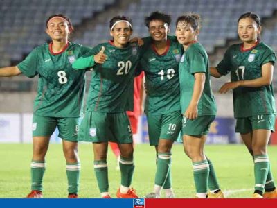 মিয়ানমারে বাহরাইনকে ৭-০ গোলে হারালো বাংলাদেশঃ  জোড়া গোল করে কলসিন্দুরের মেয়ে তহুরা  ও শামসুন্নাহার