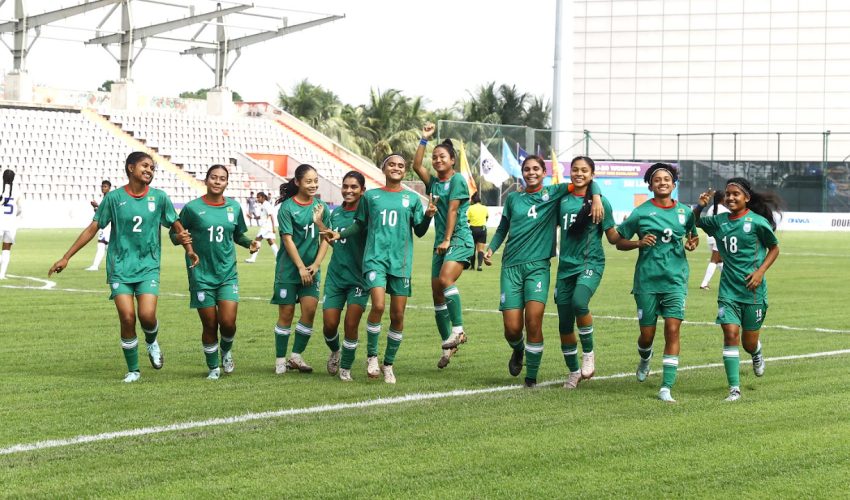 শ্রীলঙ্কানদের ৯-১ গোলে উড়িয়ে দিলো বাংলাদেশ