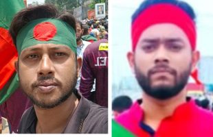 ময়মনসিংহ ২৪ জুলাইযোদ্ধাদের সংগঠনের আহবায়ক আল আমিন ও সদস্য সচিব শ্রাবণ