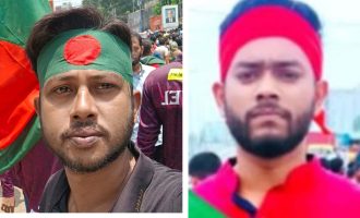 ময়মনসিংহ ২৪ জুলাইযোদ্ধাদের সংগঠনের আহবায়ক আল আমিন ও সদস্য সচিব শ্রাবণ