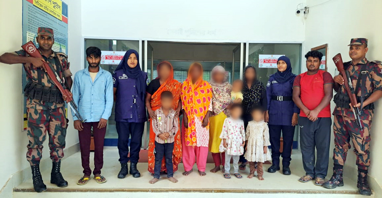 শেরপুরের সীমান্ত দিয়ে শিশুসহ ১০ জনকে বাংলাদেশে ঠেলে দিয়েছে বিএসএফ
