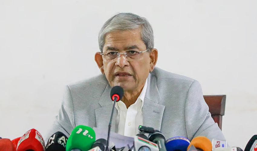 নির্বাচন বানচালের ষড়যন্ত্র চলছে-মির্জা ফখরুল ইসলাম